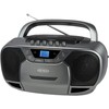 JENSEN CD-590-GR CD-590 1-Watt Portable Stereo CD and Cassette Player/Recorder