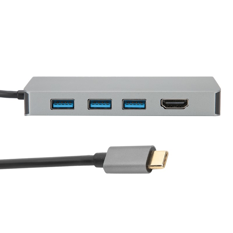 Hub Adapter TypeC to HDMI Cable VGA Converter USB B0504