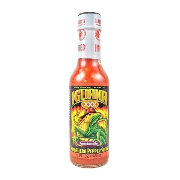 Iguana Hot Sauce, XXX Habanero Pepper, 5 fl oz