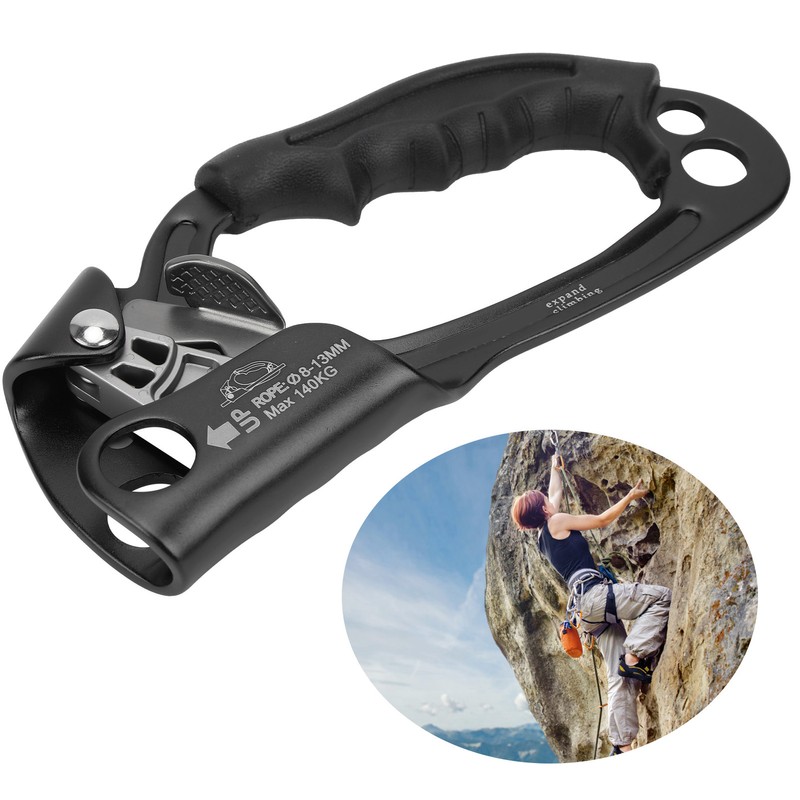 Climbing Ascender Rock Rappelling Right Hand Riser Arborist Gear Rope