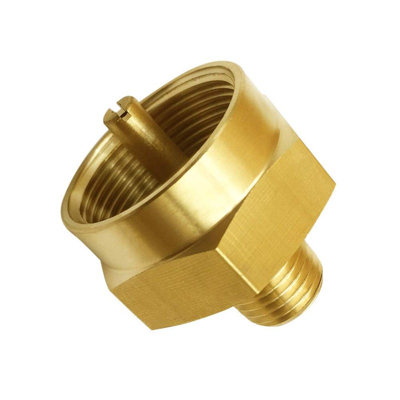 Hooshing 1LB Propane Gas Bottle Refill Adapter 1/4" Male NPT