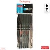 Goldex Klassy BLACK 5 x 0.7mm Fine Tip Ballpoint Pens