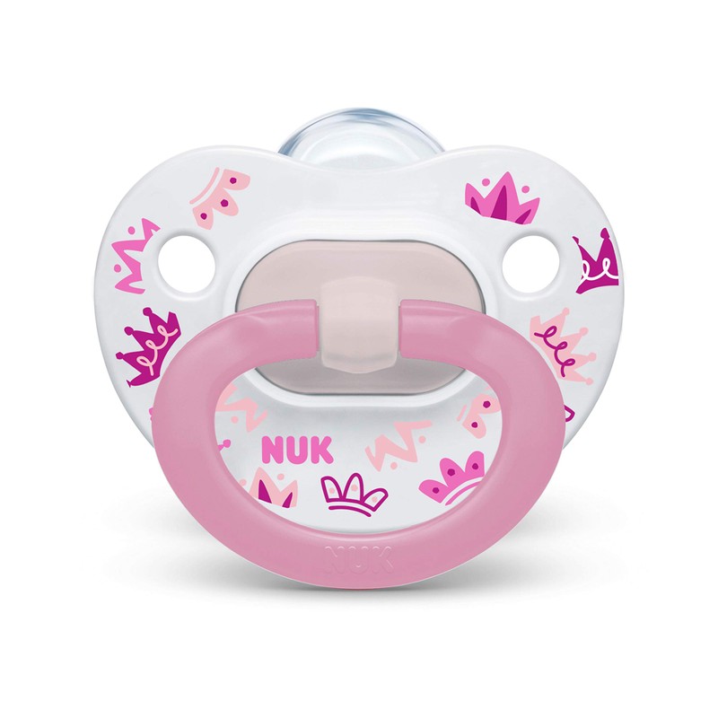 NUK Comfy Orthodontic Pacifiers, Pink Assorted, 18-36 Months, 2 Count