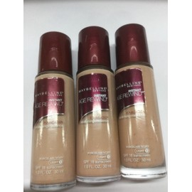 Maybelline 3 X Maybelline Instant Age Rewind Foundation Porcelain Ivory (Light-1) New,