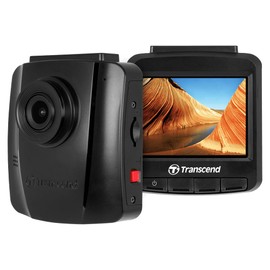 Transcend 64GB, 2K Dash Cam, 140 Wide-Angle, 2.4 Display, Built-in G-Sensor, Night Vision, Driver Fatigue Alert, for Cars - TS-DP110M-64G