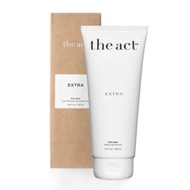The Act Mascarilla Capilar Extra Nutritiva Con Aceite De Argán Aceite De Coco Y Ácido Hialurónico - Hidratación Intensa Y Reparación Para Todo Tipo De Cabello - Ideal Para Cabello Rizado Y D