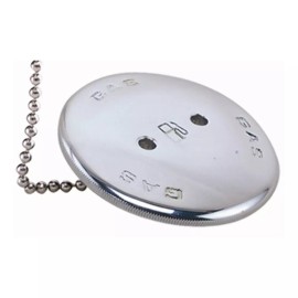Perko 0540 DPG 99A Chrome Gas Cap ONLY Chain O-Ring For Fuel Fill Deck plate