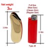HUMWE Heavy-duty Banana Shape Metal Lighter Case Cover Holder Sleeve