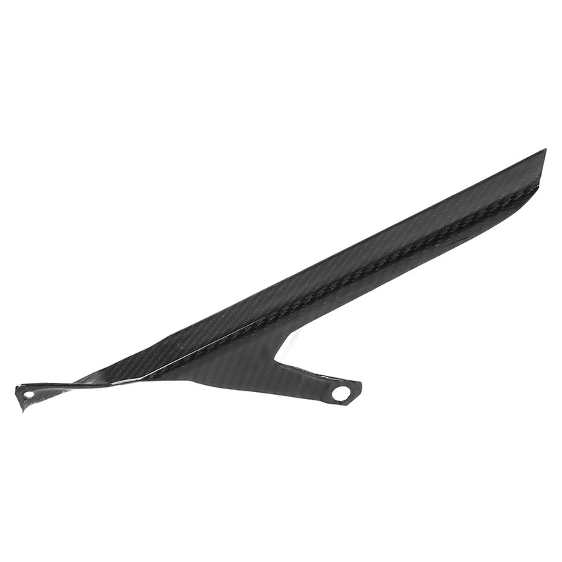 3K Carbon Fiber Motorcycle Chain Guard Cover Shield Protector Replacement