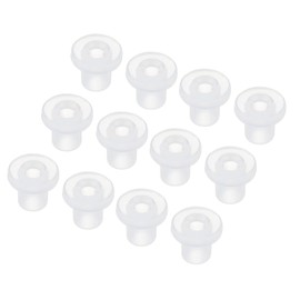 sourcing map 20Pcs T Shape Rubber Grommet Mount Dia 4.5mm ID 3mm H 6.5mm Transparent Seal Protection Cable Grommets Flexible for Cable Pipe