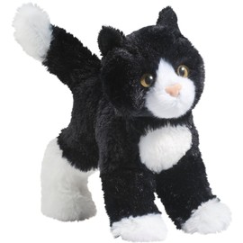 Douglas Snippy Black & White Cat Plush Stuffed Animal