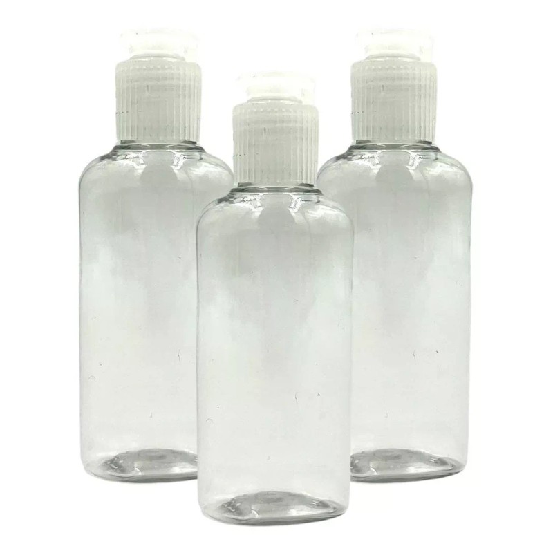 Xena Envase Frasco Botes Gel Antibacterial 30 Ml Oval Vacio