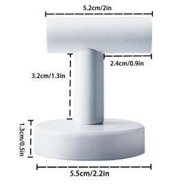 4 Pack Towel Hooks Bathroom Wall Hook Holder Stainless Steel Coat Robe Clothes Hook for Bath Kitchen Hotel Garage（White）