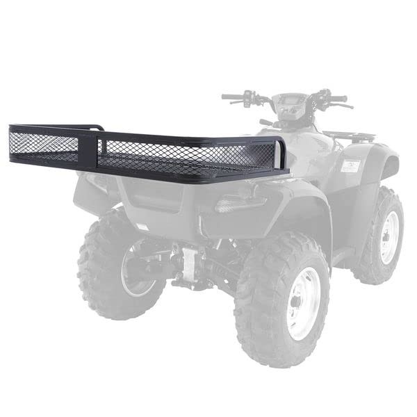 Black Widow Universal Deluxe Steel Mesh ATV Rear Rack Basket