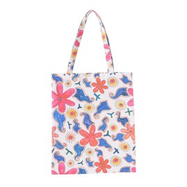 dandodo Canvas Tote Bag,Cute Trendy Graphic Tote Bag,Eco Bag,Reusable Beach College Grocery Shopping Bag for Women