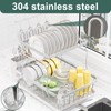 LIYI Dish Drying Rack,Large Dish Rack for Kitchen Counter,2-Tier Dish