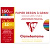 Clairefontaine 196778AMZC - Set mit 2 Packungen Zeichenpapier, 2 x