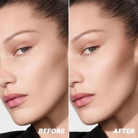 Bronceador líquido y barra de contorno, aplicador de contorno dúo, bronceador crema escultor preciso, maquillaje facial natural de larga duración