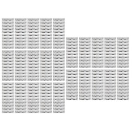 150PCS Eyebrow Stencil Ruler Clear Scale Transparent Eyebrow Shape Positioning Ruler Sticker for Makeup