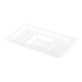 Restaurantware LID ONLY: Met Lux Lid For 1/4 Size Food Pans 10 Freezer-Safe Lid For Commercial Food Storage Container - Containers Sold Separately For Kitchens Restaurants Or Cafeterias
