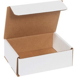 BOX USA BM652 6"L x 5"W x 2"H, White (Pack of 50)