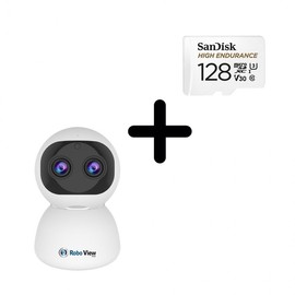 Global Eye Net RoboView 4+128GB Home CCTV Home Cam Dual Lens Optical Zoom 3MP IP Camera Pet Cam