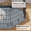 PJYuCien Dog Playpenr，8 Panels 30”H Dog Playpen with Gery Bottom