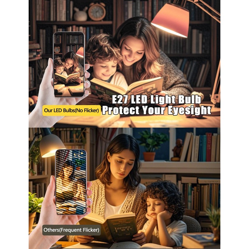 E27 12V LED 9W Warmweiß 3000K Glühbirne für Wohnmobil Gartenhaus,