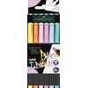 Faber-Castell Black Edition 116453 Felt Tip Pens Set of 6