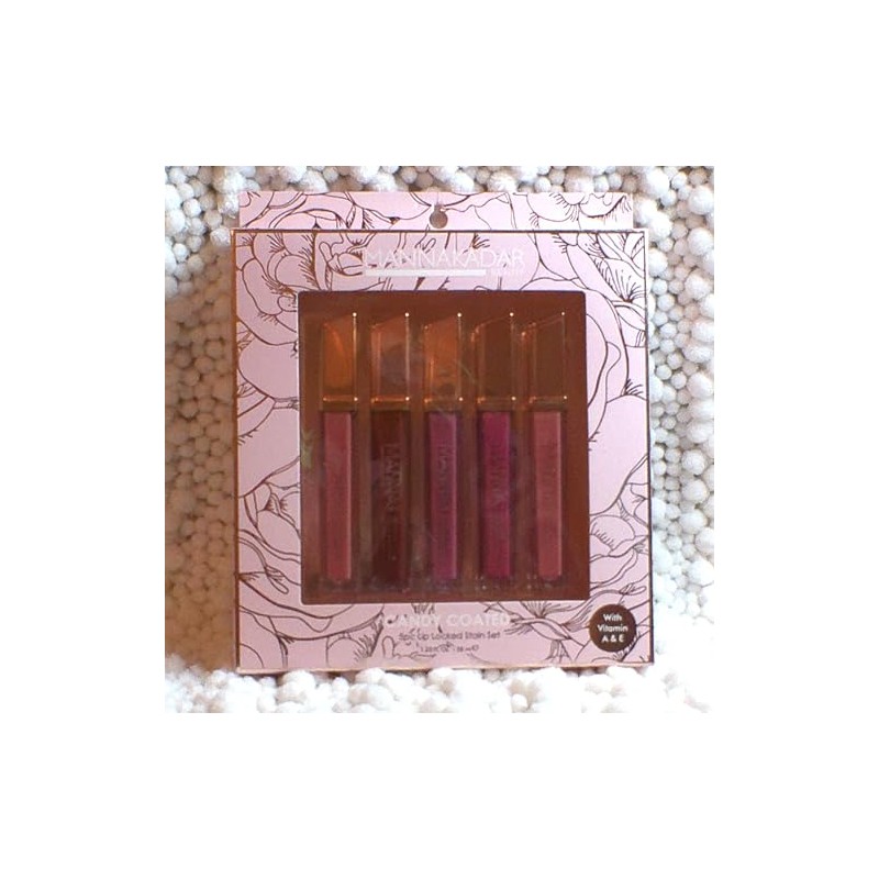 Manna Kadar Candy Coated 5 Piece Lip Stain Set