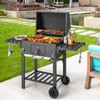 Giantex Charcoal Grill 24 inch, BBQ Grill with 2 Foldable