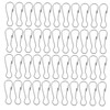 CIYODO 100pcs Stainless Steel Snap Hooks Metal Clip Lanyard Hook