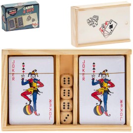 retrogames LP62009 Retro Games | Poker | 1 Piece-17x11x3 cm Accessory, Multicolored, One Size