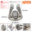 ULIBERMAGNET Magnetic Broom Holder,4PCS Magnetic Mount Broom Holder Heavy Duty