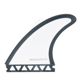 nanazero Honeycomb Thruster Fin I Single tab Cool Gray M - Surfboard fins, shortboard, Midlength