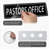 Pastors Office Acrylic Sign Door Wall Signage for Church House