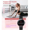LIGE Ultra-Thin Smart Watch for Women,1.43" Fitness Tracker Watch with