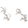Christmas Concepts® Set of 4 Silver Napkin Rings – Luxury