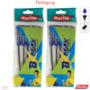 rorito 10 x 0.7mm B Max BLUE Ballpoint Pens Unique