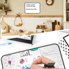 Whiteboard Small 30 x 21 cm Double-Sided Whiteboard Magnetic Dry