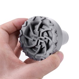 SUPVOX - Bastón de senderismo con puntas flexibles y cabeza de goma, accesorios antideslizantes