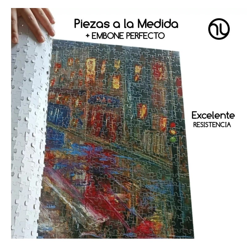 Hanylish Rompecabezas 1000 Piezas León A Colores Para Adultos