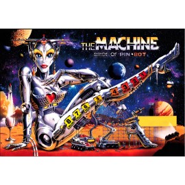 Williams Bride Of Pinbot Pinball Machine Translite Custom 01