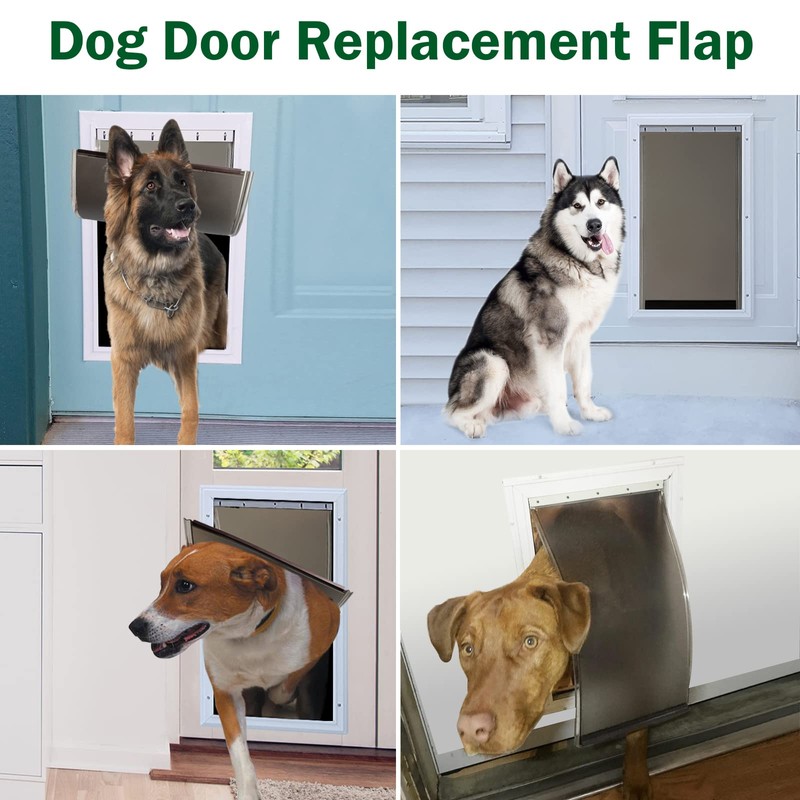 Large Dog Door Replacement Flap, Compatible with PetSafe Freedom Pet