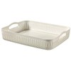 CURVER Basket, plastic, off-white, 35,20 x 26,8 x 7,4 cm