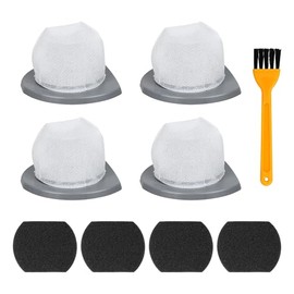 4 Pack 2033 Vacuum Filter and Foam Filter Fits for Bissell Featherweight Vacuum Filters Replacement for 20331, 20333, 20336, 20339, 2033M