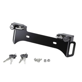 Kijima 303-1601 Motorcycle Parts, Helmet Lock, Number Twin, Cargo Hook, General Use, Steel Black Finish