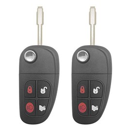 Replacement For 2002 2003 2004 2005 2006 2007 2008 Jaguar X-Type XTYPE Key Fob FCCID: NHVWB1U241, CWTWB1U243 ;by AUTO KEY MAX (PAIR)