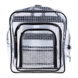 WOFALO store Anti-static clear pvc backpack,cleanroom engineer tool bag full cover pvc for put computer tool working in clean room 15.7inch clear tool bag