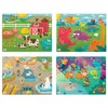 Chuckle & Roar Tray Puzzles 4 Pack Farm, Dinosaurs, Jungle,